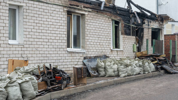 Professional Soot Cleanup technician working in Annandale, NJ